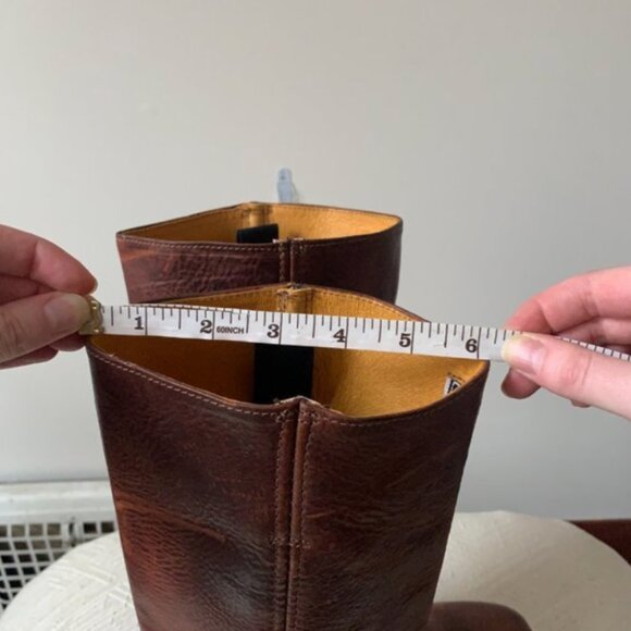 Frye Campus Boot Lug Sole 77046 Chestnut Walnut Brown Size 9.5 Width Medium - Picture 7 of 12